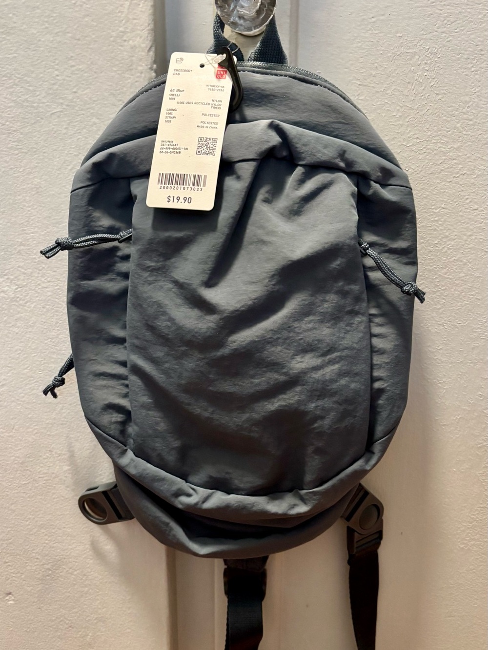 Men's Gray Crossbody Bag - NWT